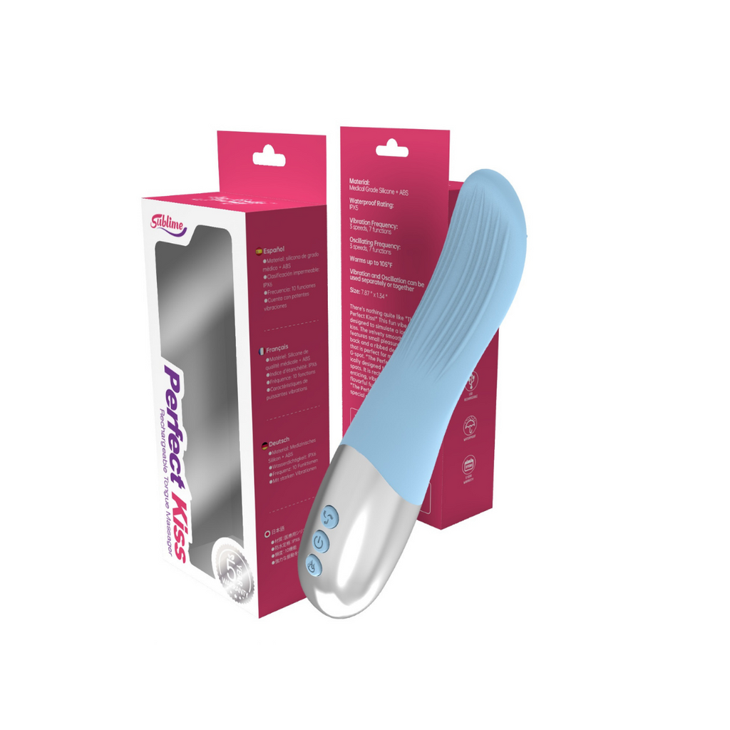 The Perfect Kiss Oscillating Heating Vibrator