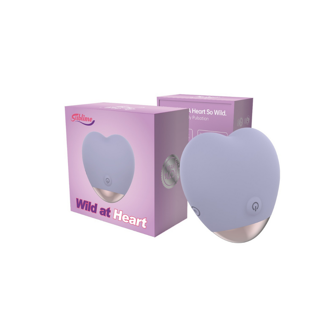 Wild at Heart  Silicone External Heart Shaped Vibe